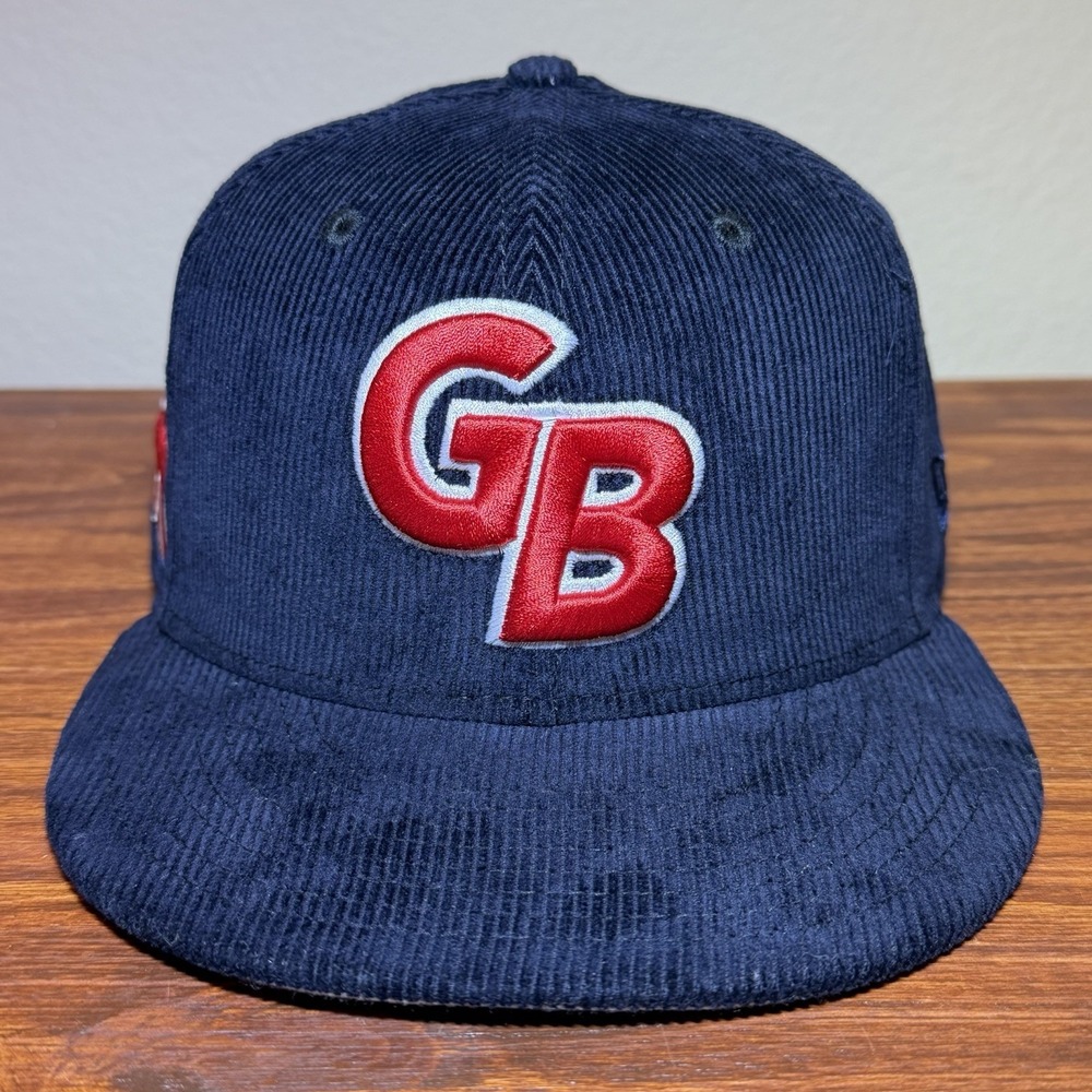 New Era Great Britain 2026 World Baseball Classic Corduroy Fitted Hat 7 3/8 NEW